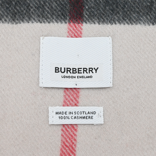 Check Cashmere Scarf