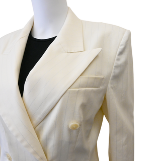 SALON 1884 | Emin Pinstripe Double-Breasted Blazer