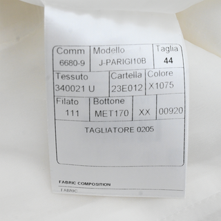 TAGLIATORE | White Nella Linen Double-Breasted Blazer