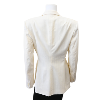 SALON 1884 | Emin Pinstripe Double-Breasted Blazer