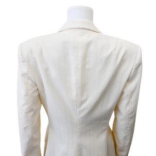SALON 1884 | Emin Pinstripe Double-Breasted Blazer