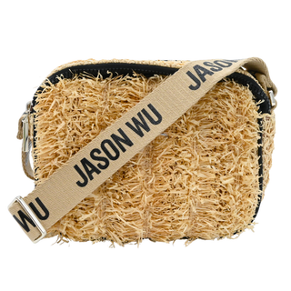 JASON WU | Sylvia Small Straw Camera Crossbody Bag