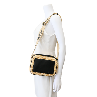 JASON WU | Sylvia Small Straw Camera Crossbody Bag