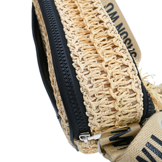 JASON WU | Sylvia Small Straw Camera Crossbody Bag