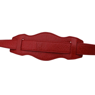 BALENCIAGA | Giant 12 Mini Pompon Red Leather Bucket Crossbody Bag