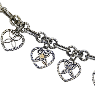 JOHN HARDY | Kawung Heart Charm Bracelet