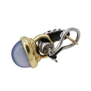 DAVID YURMAN | Two-Tone Chalcedony Acorn Drop Earrings