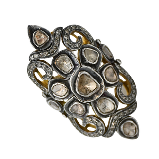 &nbsp; | Polki Diamond Cocktail Ring