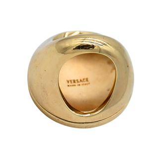VERSACE | Gold-Tone Medusa Crystal Ring