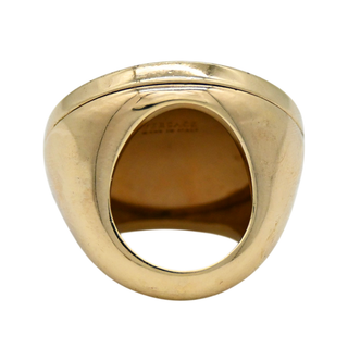 VERSACE | Gold-Tone Medusa Crystal Ring