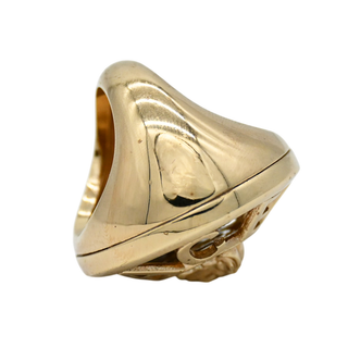 VERSACE | Gold-Tone Medusa Crystal Ring