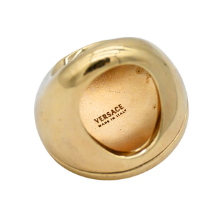 VERSACE | Gold-Tone Medusa Crystal Ring