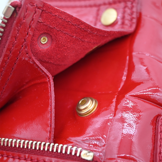 YSL | Red Patent Mini Downtown Tote Bag