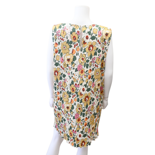 LA VIE SH | Floral Pleated Sleeveless Shift Dress