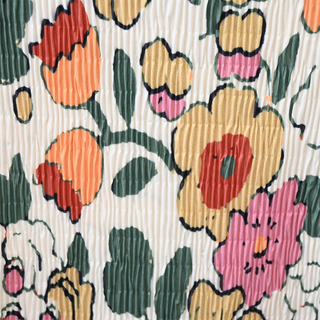 LA VIE STYLE HOUSE | Floral Pleated Sleeveless Shift Dress