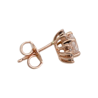BRILLIANT EARTH | Cressidia Morganite Rose Gold Stud Earrings