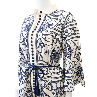ZIMMERMANN | Embroidered Midi Belted Sun Dress
