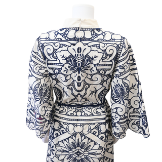 ZIMMERMANN | Lyre Embroidered Midi Belted Sun Dress