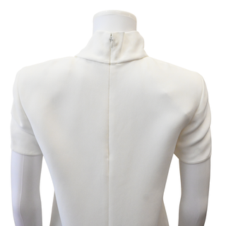 CELINE | Off-White Lavalliere Tie Neck Blouse
