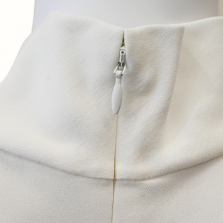 CELINE | Off-White Lavalliere Tie Neck Blouse