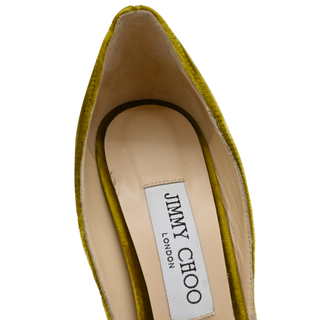 JIMMY CHOO | Babette Velvet Crystal D'Orsay Stilettos