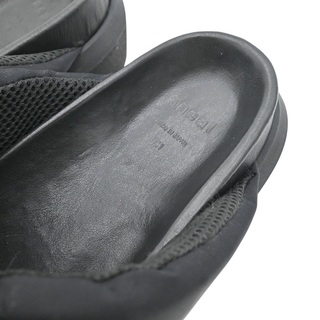 SACAI | Black Nylon Zip Platform Sandals