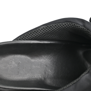 SACAI | Black Nylon Zip Platform Sandals