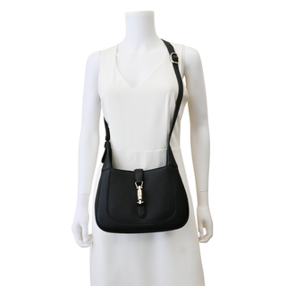 GUCCI | Jackie 1961 Black Leather Crossbody Bag
