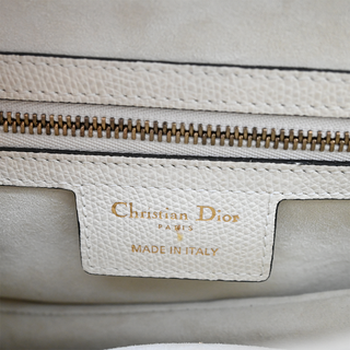 DIOR | White Leather Saddle Bag