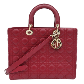 DIOR | Cannage Quilted Large Lady Dior Tote Bag
