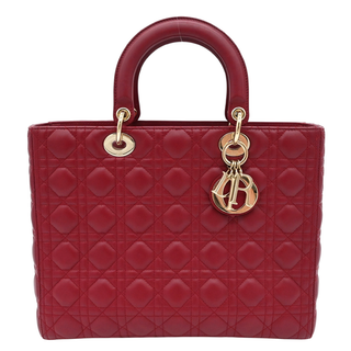 DIOR | Cannage Quilted Large Lady Dior Tote Bag