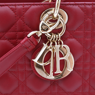 DIOR | Cannage Quilted Large Lady Dior Tote Bag