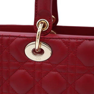 DIOR | Cannage Quilted Large Lady Dior Tote Bag
