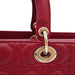 DIOR | Cannage Quilted Large Lady Dior Tote Bag