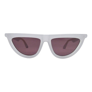 Jasper White Translucent Cat Eye Sunglasses
