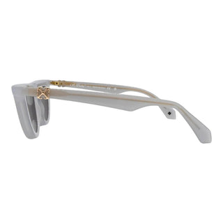 Jasper White Translucent Cat Eye Sunglasses