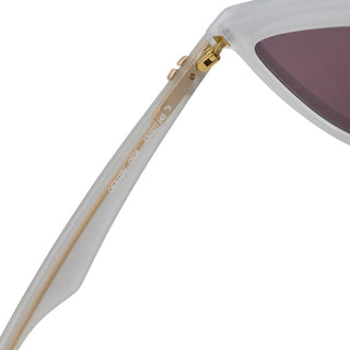 off white | Jasper White Translucent Cat Eye Sunglasses
