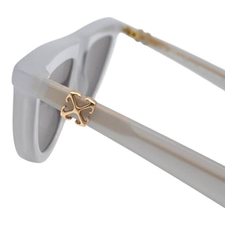 off white | Jasper White Translucent Cat Eye Sunglasses