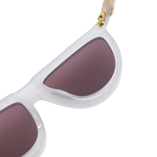 off white | Jasper White Translucent Cat Eye Sunglasses