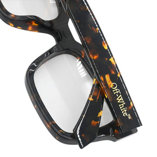 Tortoiseshell Rectangular Clip-On Sunglasses