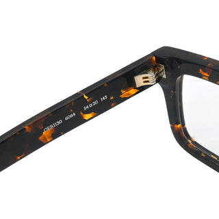 Tortoiseshell Rectangular Clip-On Sunglasses