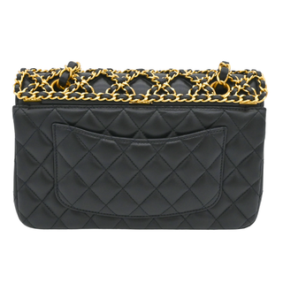CHANEL | Caged Classic Black Double Flap Bag