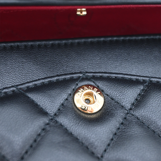 CHANEL | Caged Classic Black Double Flap Bag