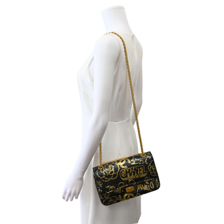 Crocodile Embossed Graffiti Reissue 2.55 Flap Bag