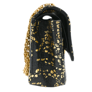 Crocodile Embossed Graffiti Reissue 2.55 Flap Bag