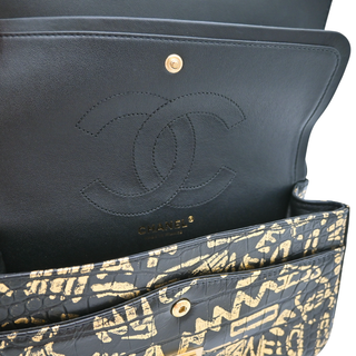 Crocodile Embossed Graffiti Reissue 2.55 Flap Bag