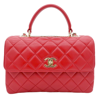 Red Medium Trendy CC Flap Bag