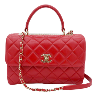 Red Medium Trendy CC Flap Bag