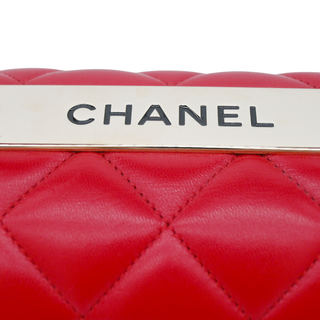 Red Medium Trendy CC Flap Bag