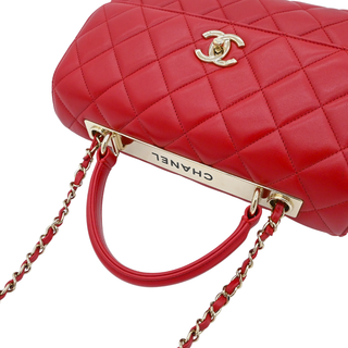 Red Medium Trendy CC Flap Bag